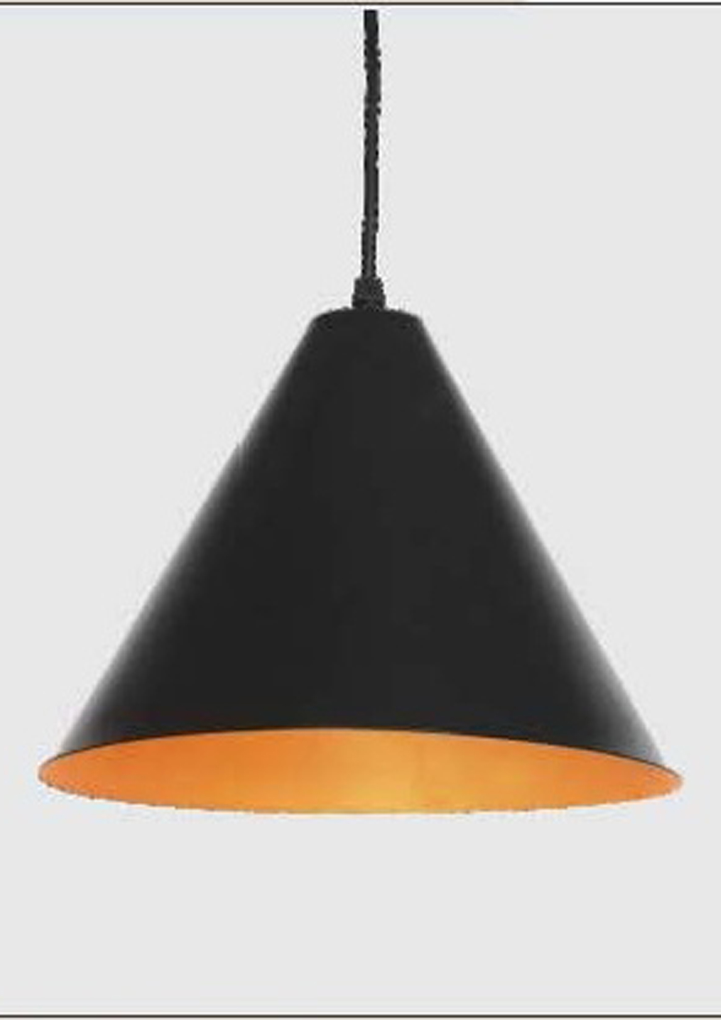 Beyond Lights - Black Pendant Lamp- GL